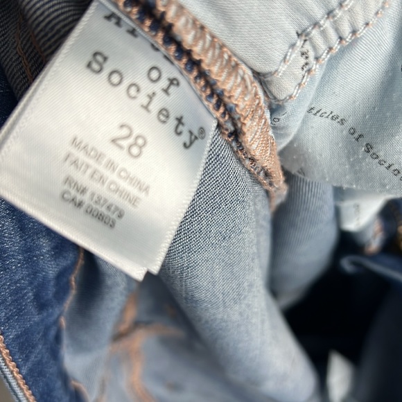 Articles of Society High Waisted High Rise Denim Skinny Jeans Size 28 - Picture 11 of 13